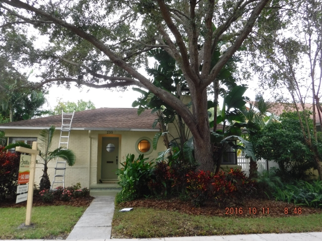 Front elevation photo report example