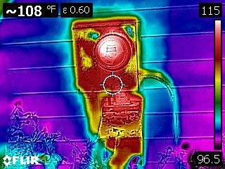 Thermal imaging inspection photo