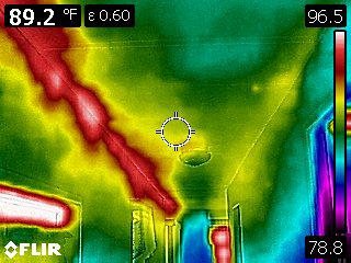 Thermal imaging inspection photo