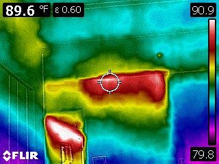 Thermal imaging inspection photo