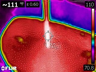 Thermal imaging inspection photo