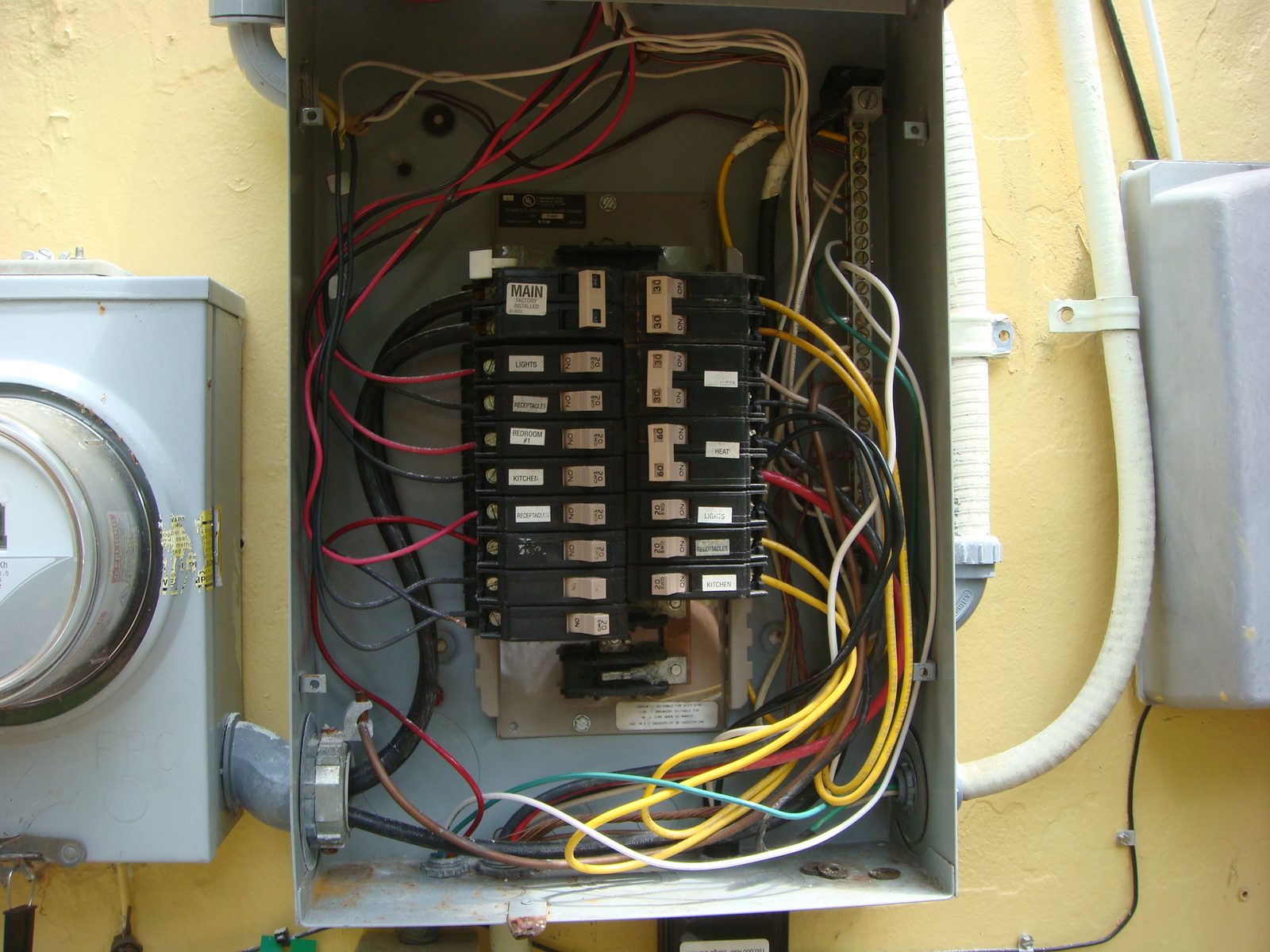 Electrical breakers inspection photo